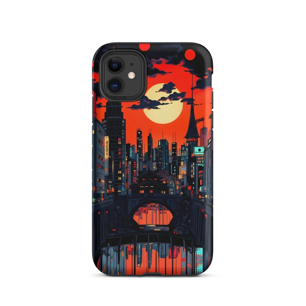 Nightfall in a Neon City