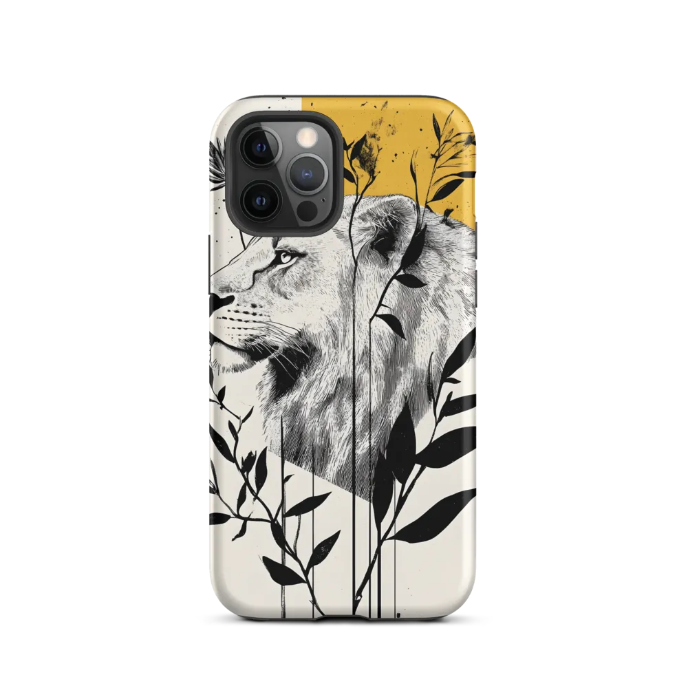 Regal Serenity: The Lion and Flora