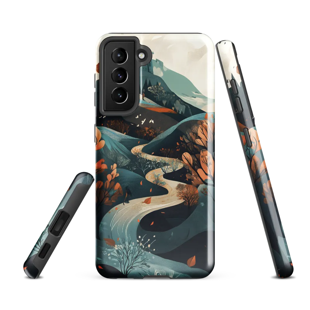 Whispers of Autumn: A Serene Journey | Phone Case |  S21 FE | Tough Case | Glossy