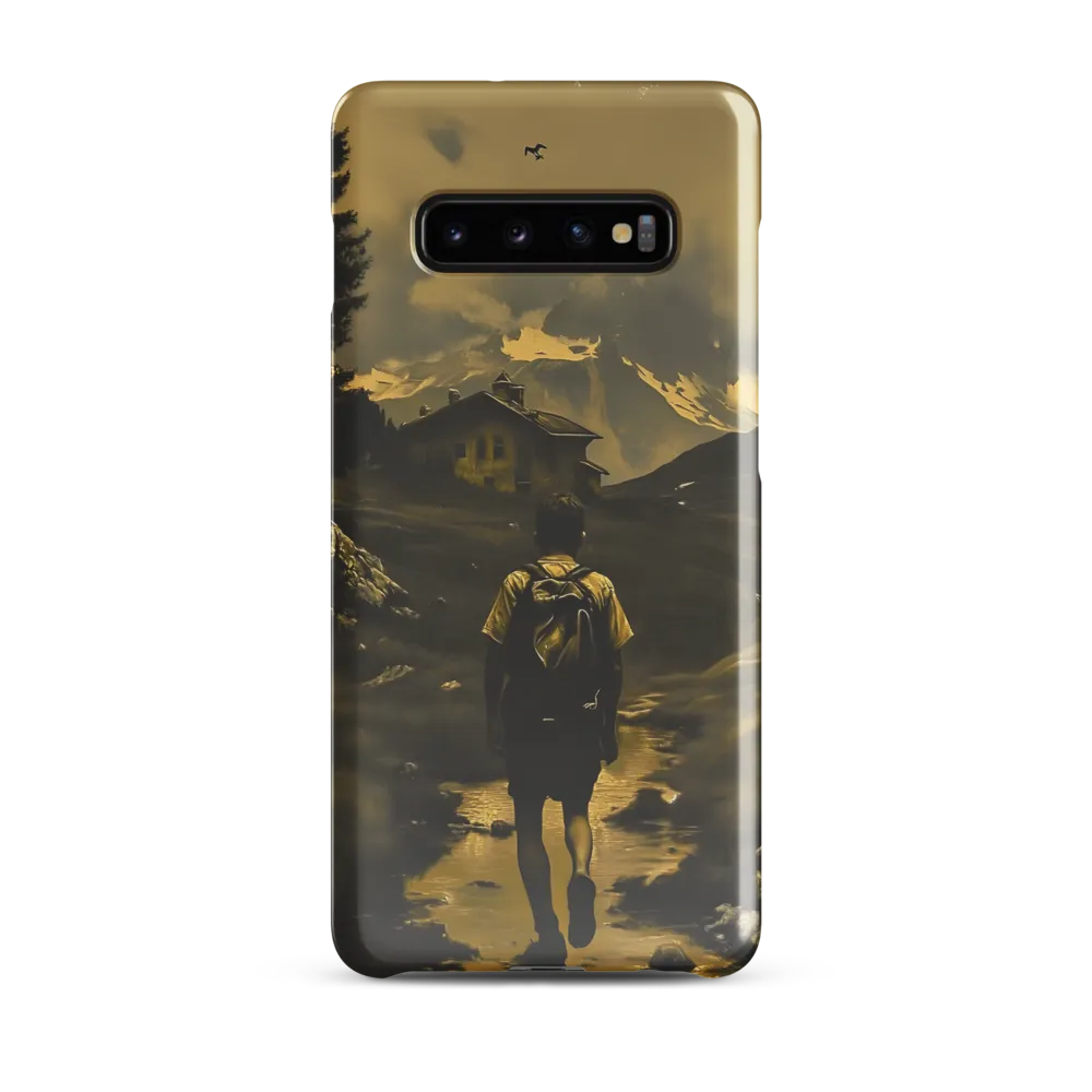 Journey Through Golden Peaks | Phone Case |  S10 Plus | Snap Case | Glossy