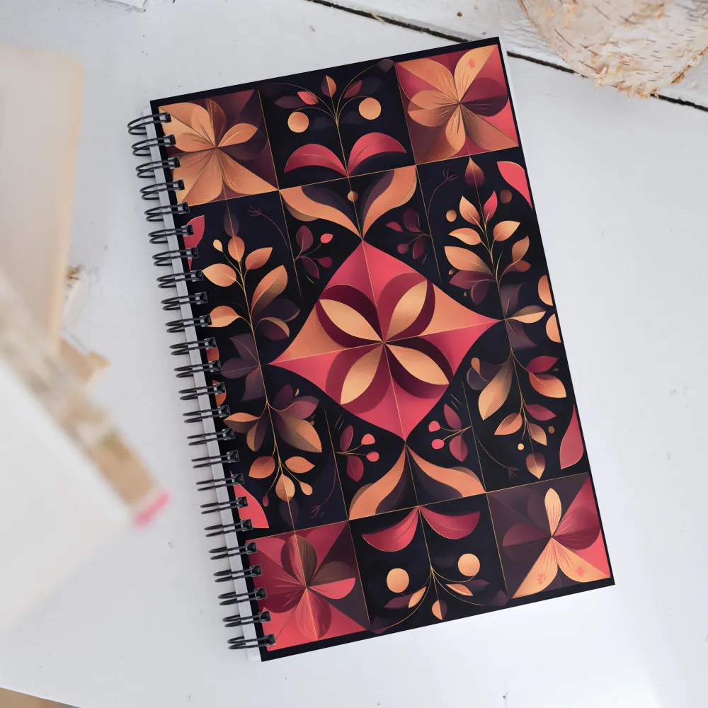 Elegance in Bloom | Spiral Notebook