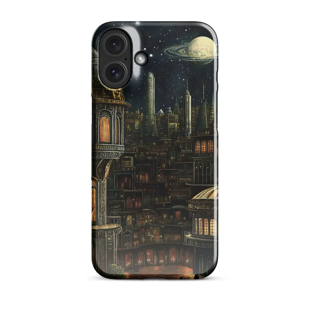 Celestial Enigma: A Surreal Cityscape
