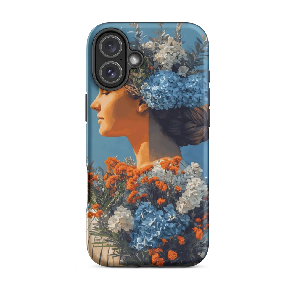 Floral Reverie: A Portrait of Serenity