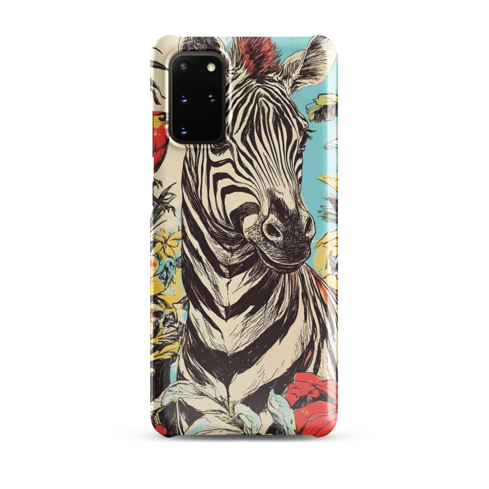 Zebra in Tropical Reverie