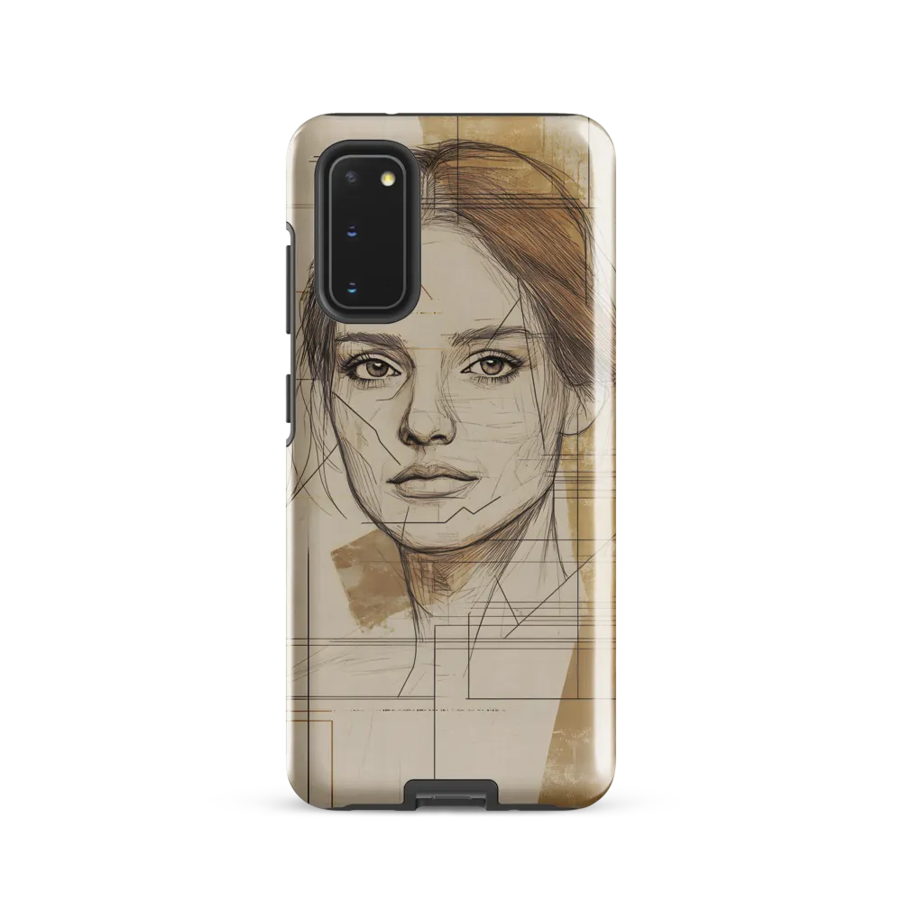 Geometric Elegance: A Modern Portrait