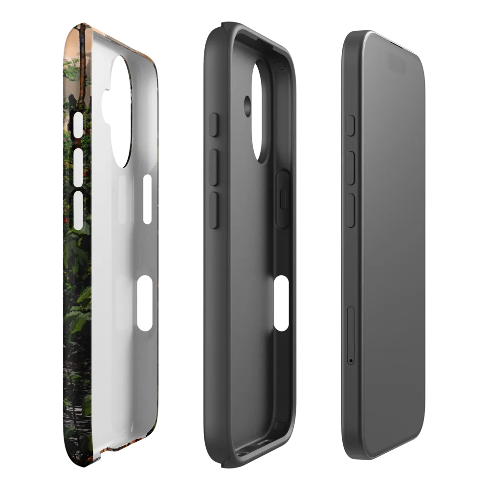 Enigmatic Elegance: The Scarlet Observer | Phone Case |  16 | Tough Case | Matte