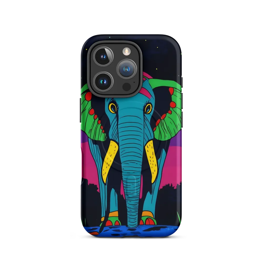 Whimsical Majesty: The Vibrant Elephant