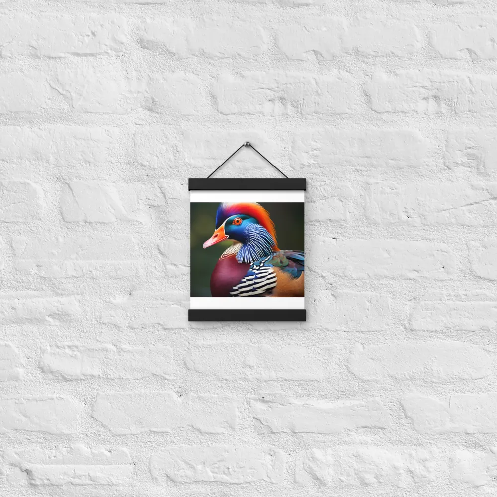 The Majestic Mandarin | Poster With Black Wood Hanger | 8″×10″