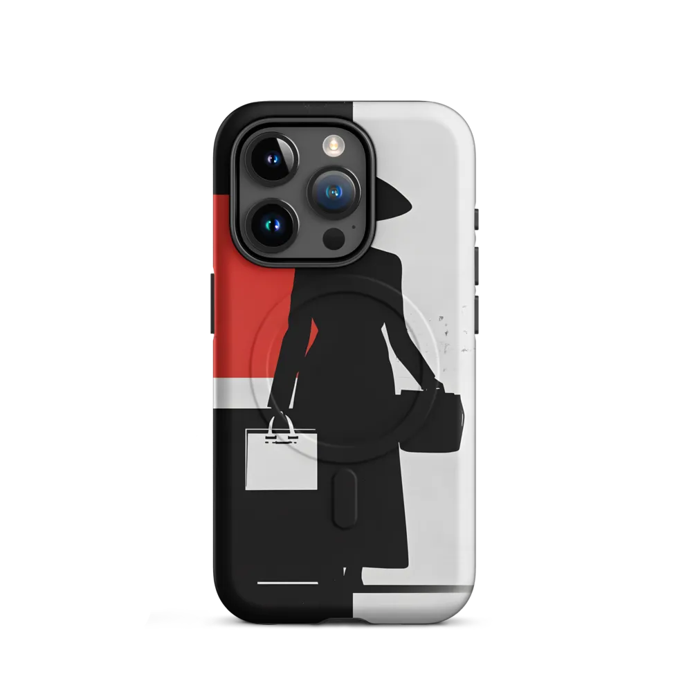 Silhouette of Elegance | Phone Case |  15 Pro | MagSafe® Tough Case | Matte