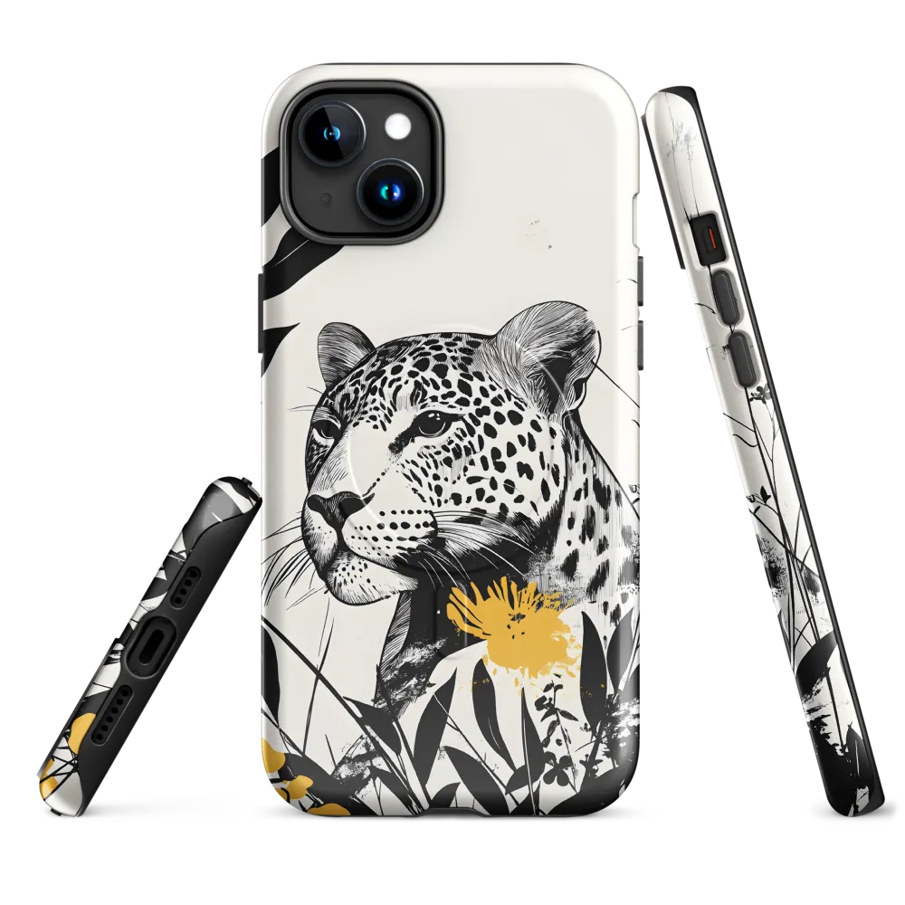 Majestic Leopard Amongst Flora
