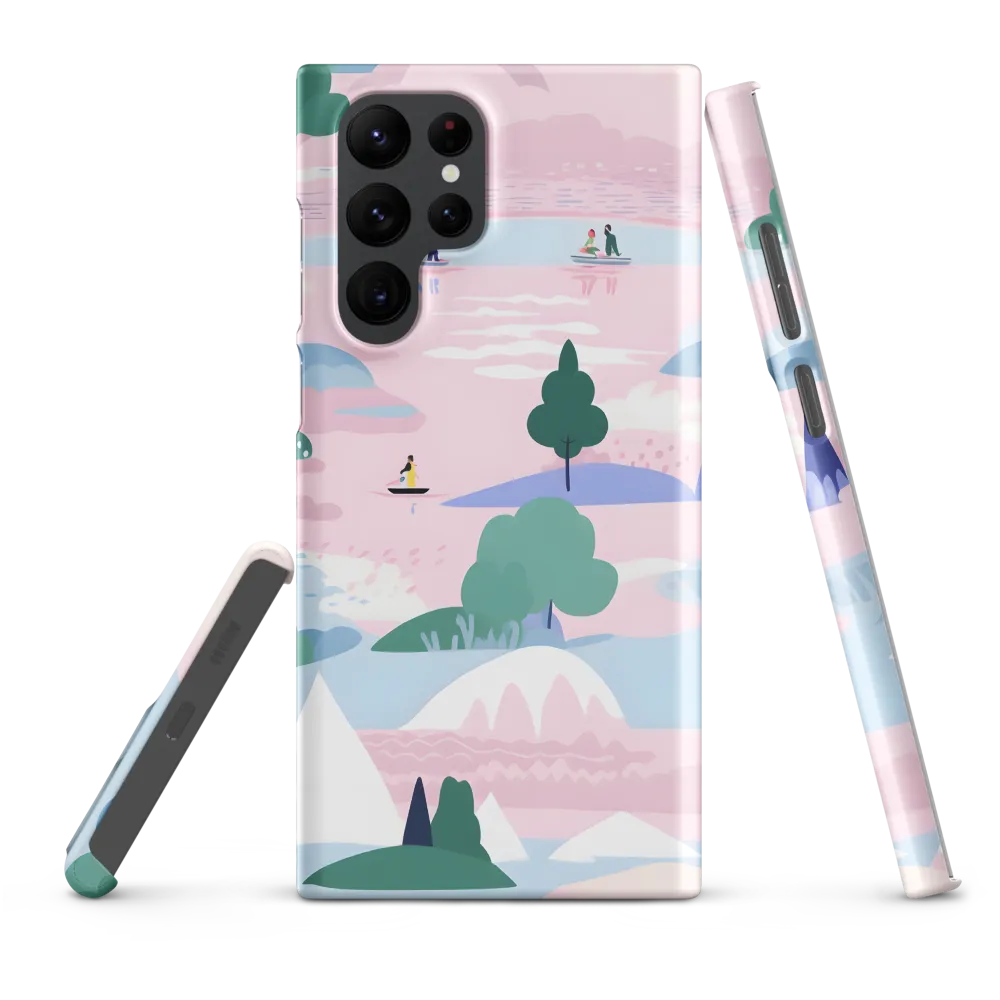Whimsical Reflections: A Journey Through Landscapes | Phone Case |  S22 Ultra | Snap Case | Matte