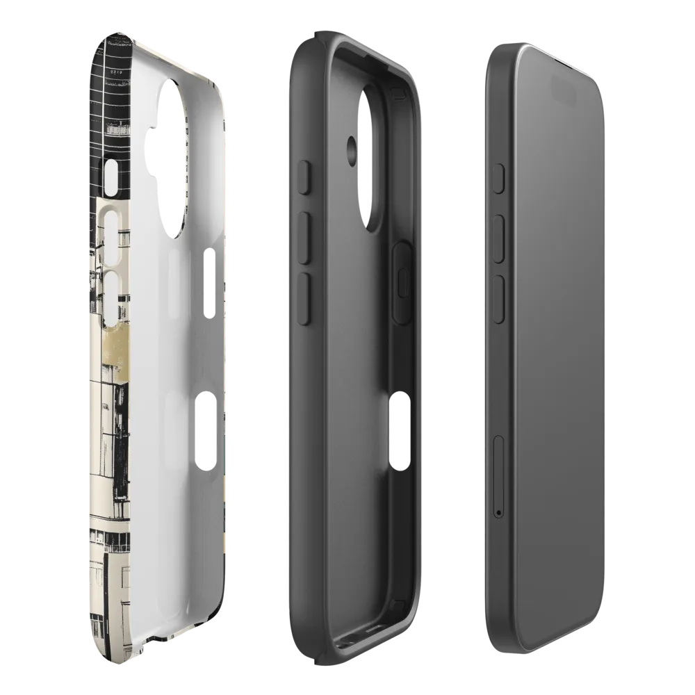 Urban Symphony: A Contemporary Cityscape | Phone Case |  16 | Tough Case | Matte