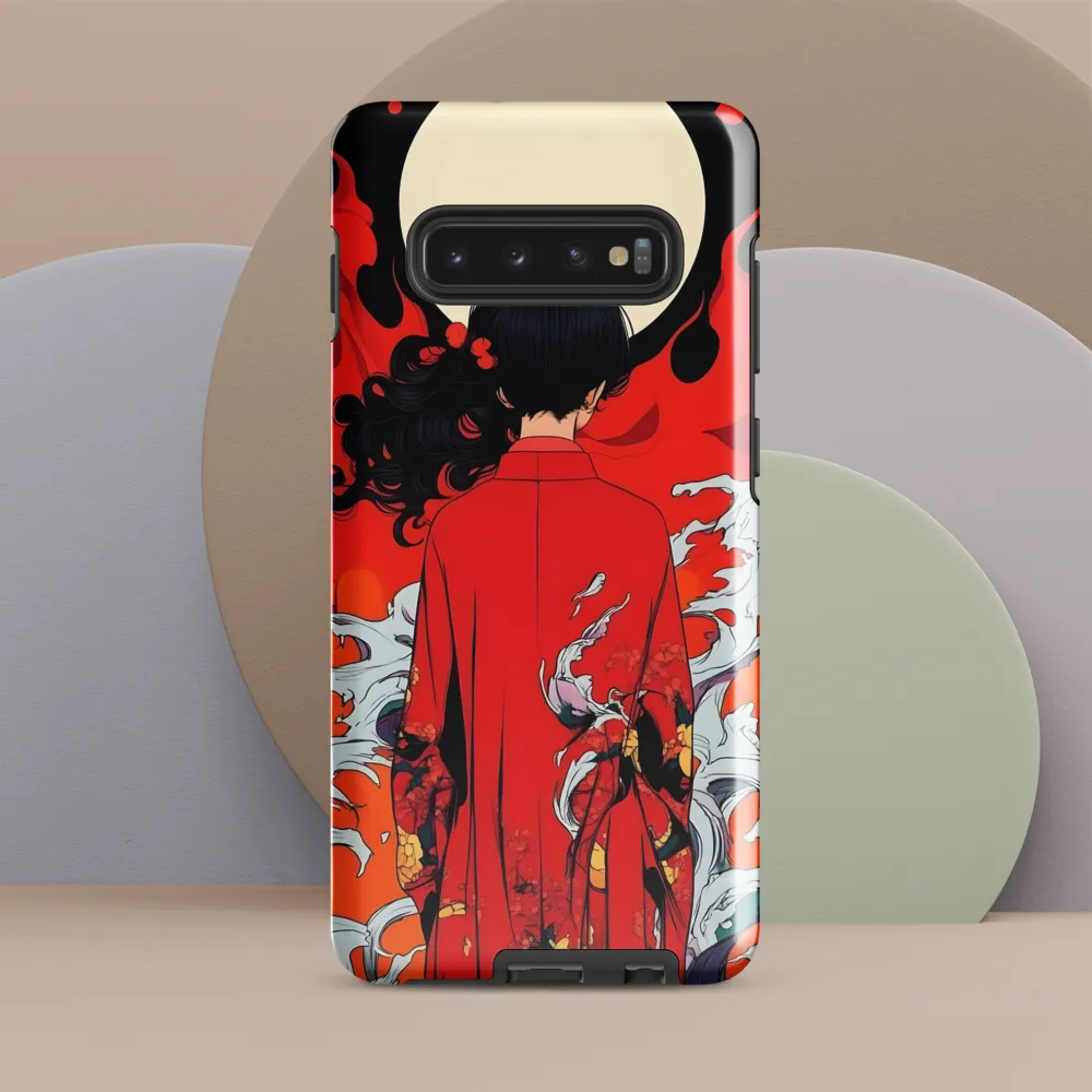 Ethereal Whispers of Flame and Water | Phone Case |  S10 Plus | Tough Case | Glossy