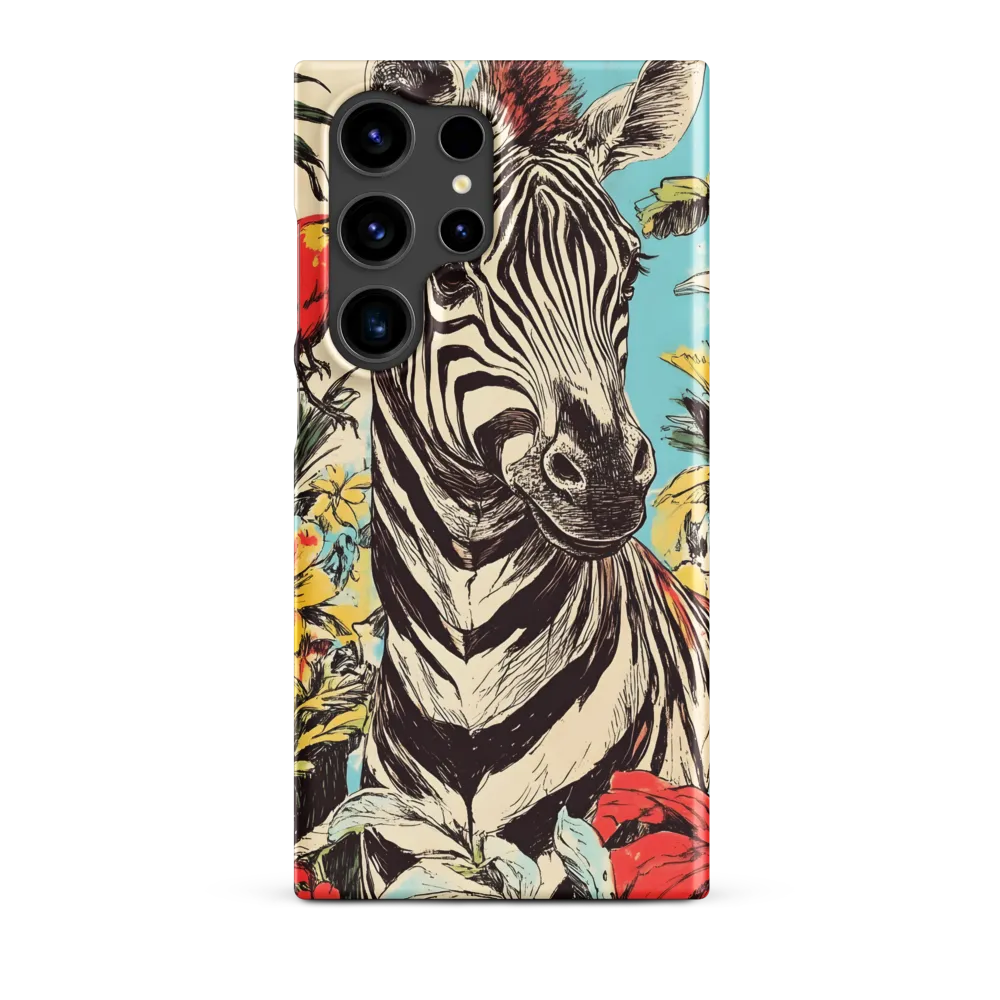 Zebra in Tropical Reverie