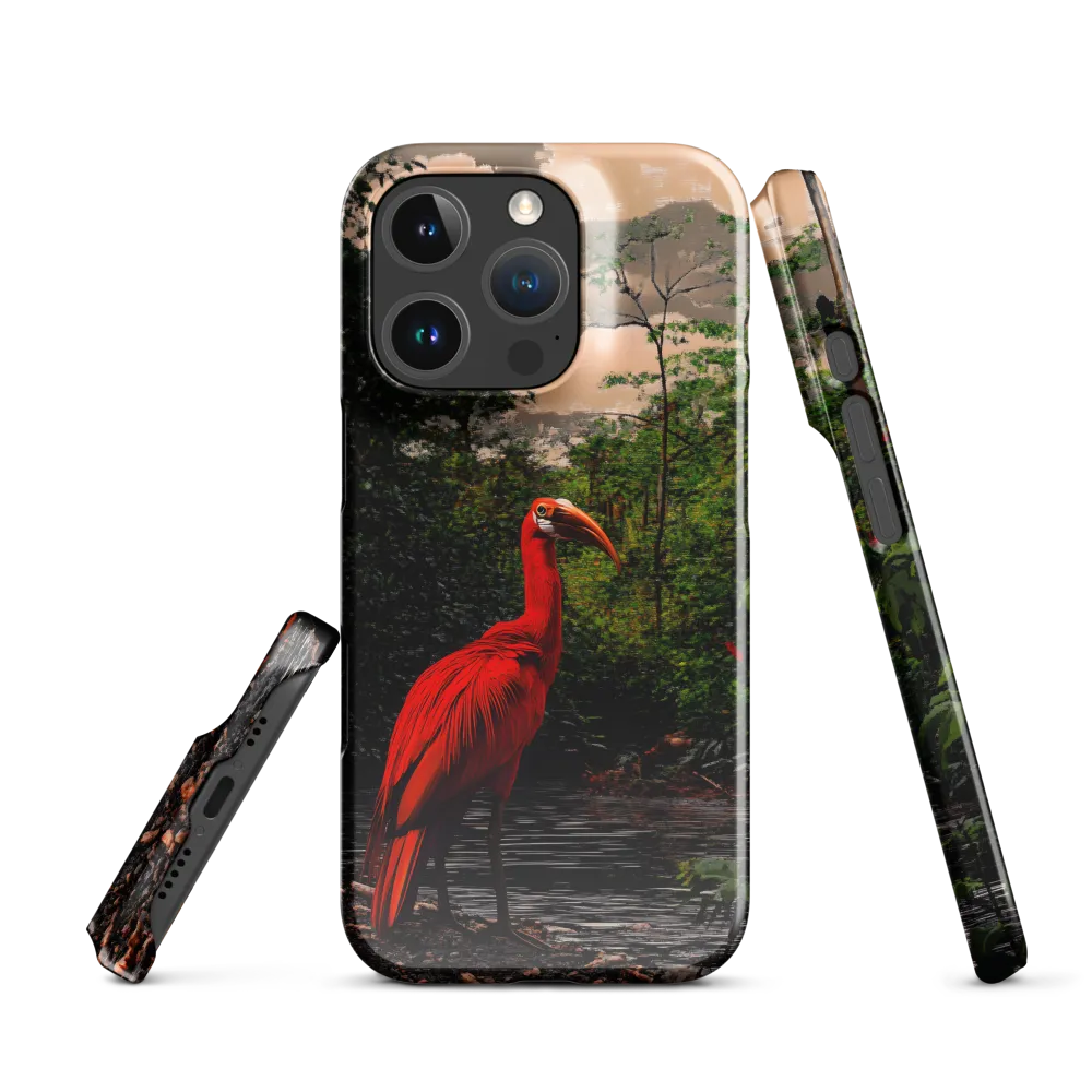 Enigmatic Elegance: The Scarlet Observer