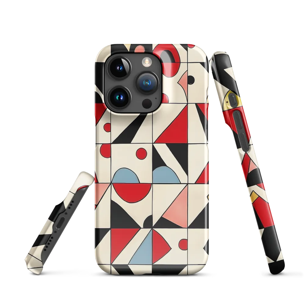 Dynamic Geometric Harmony | Phone Case |  15 Pro | Snap Case | Glossy