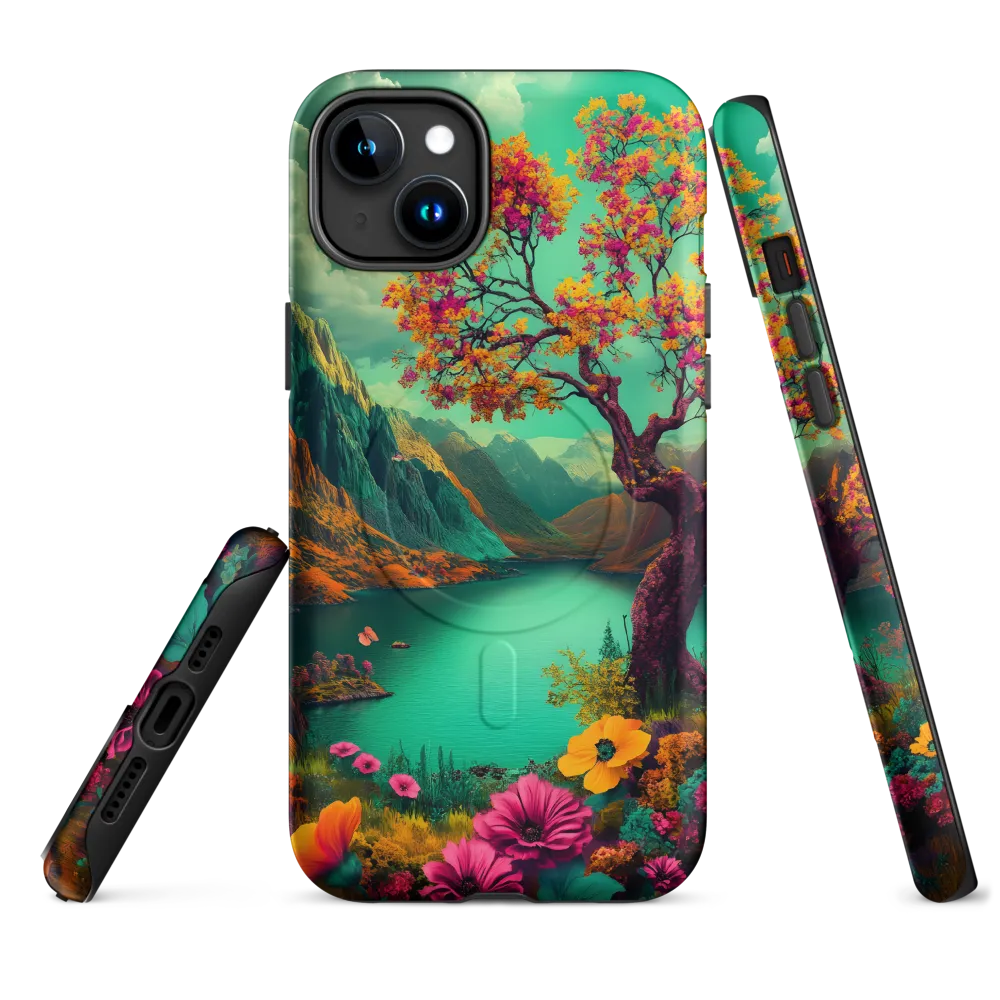 Elysium in Bloom | Phone Case |  15 Plus | MagSafe® Tough Case | Matte