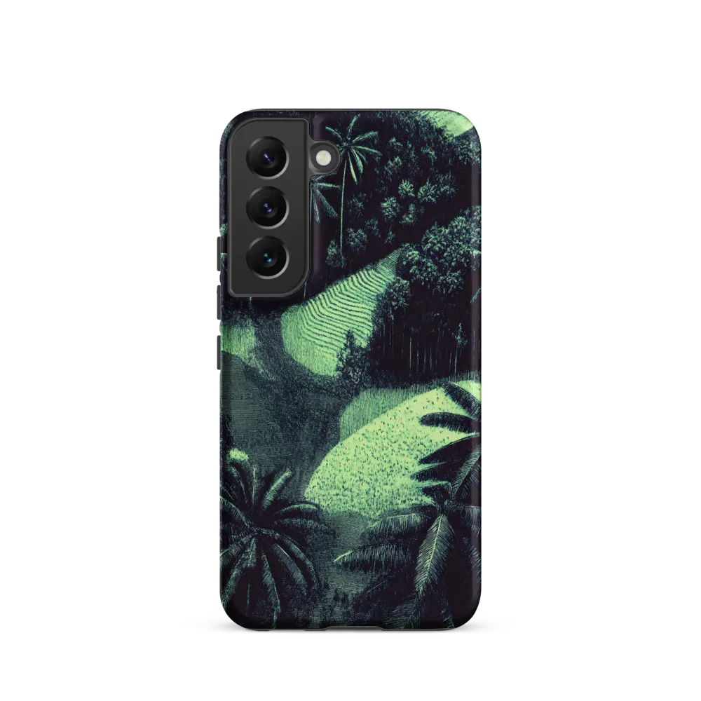 Harmony in Green: A Surreal Landscape