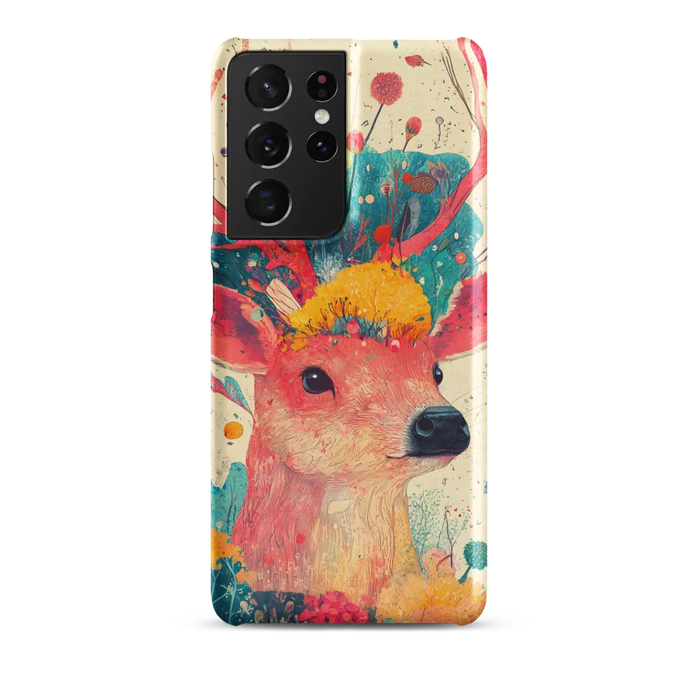 Whimsical Harmony: A Deer in Bloom