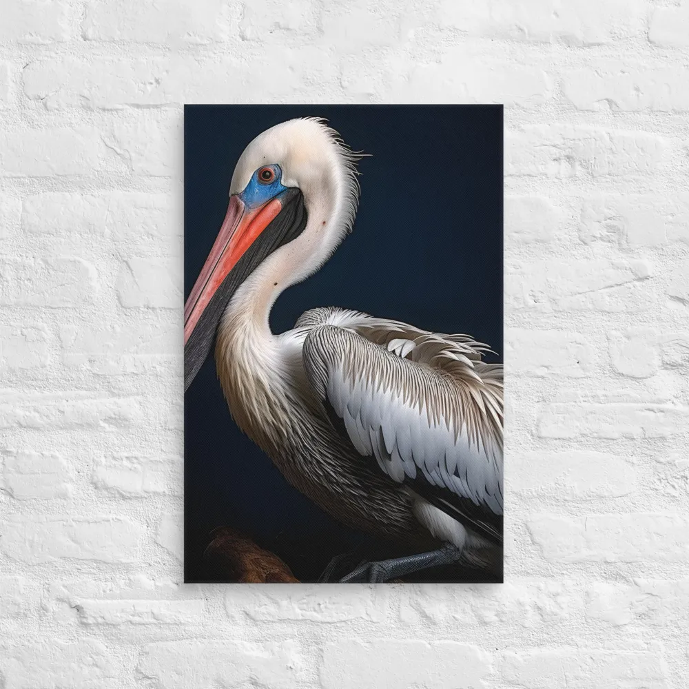 Majestic Pelican Portrait | Canvas | 16″×24″