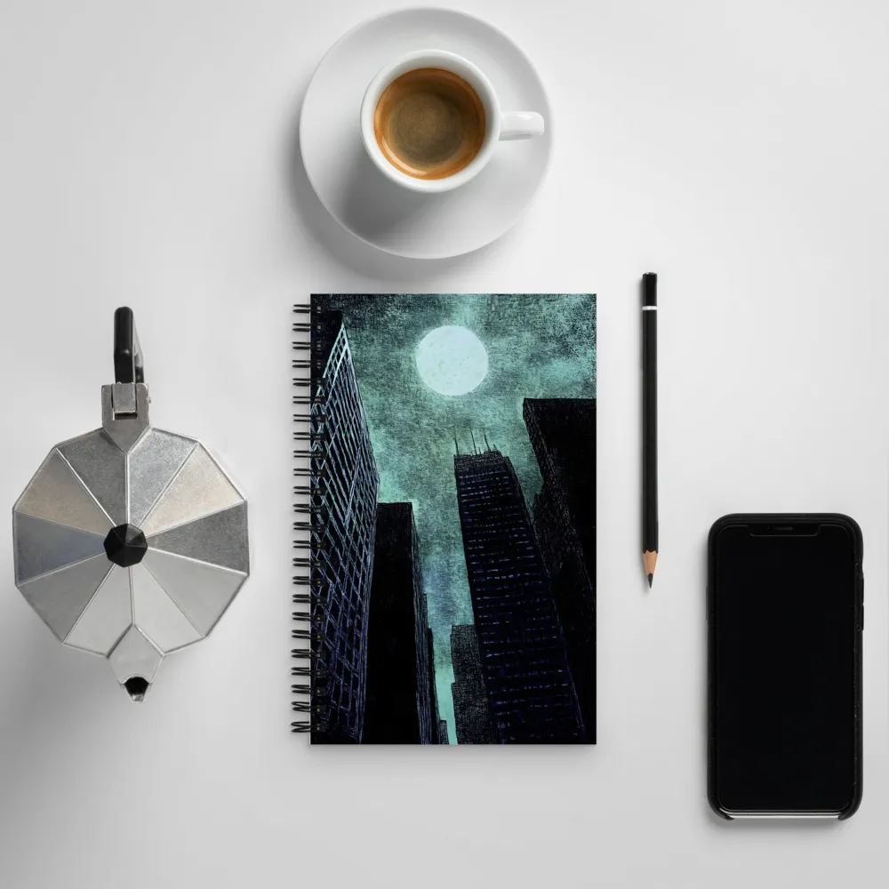 Eclipsed Urban Dream | Spiral Notebook