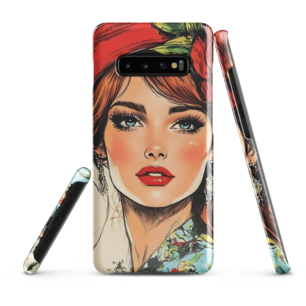 Radiant Elegance: A Portrait of Timeless Beauty | Phone Case |  S10 Plus | Snap Case | Glossy