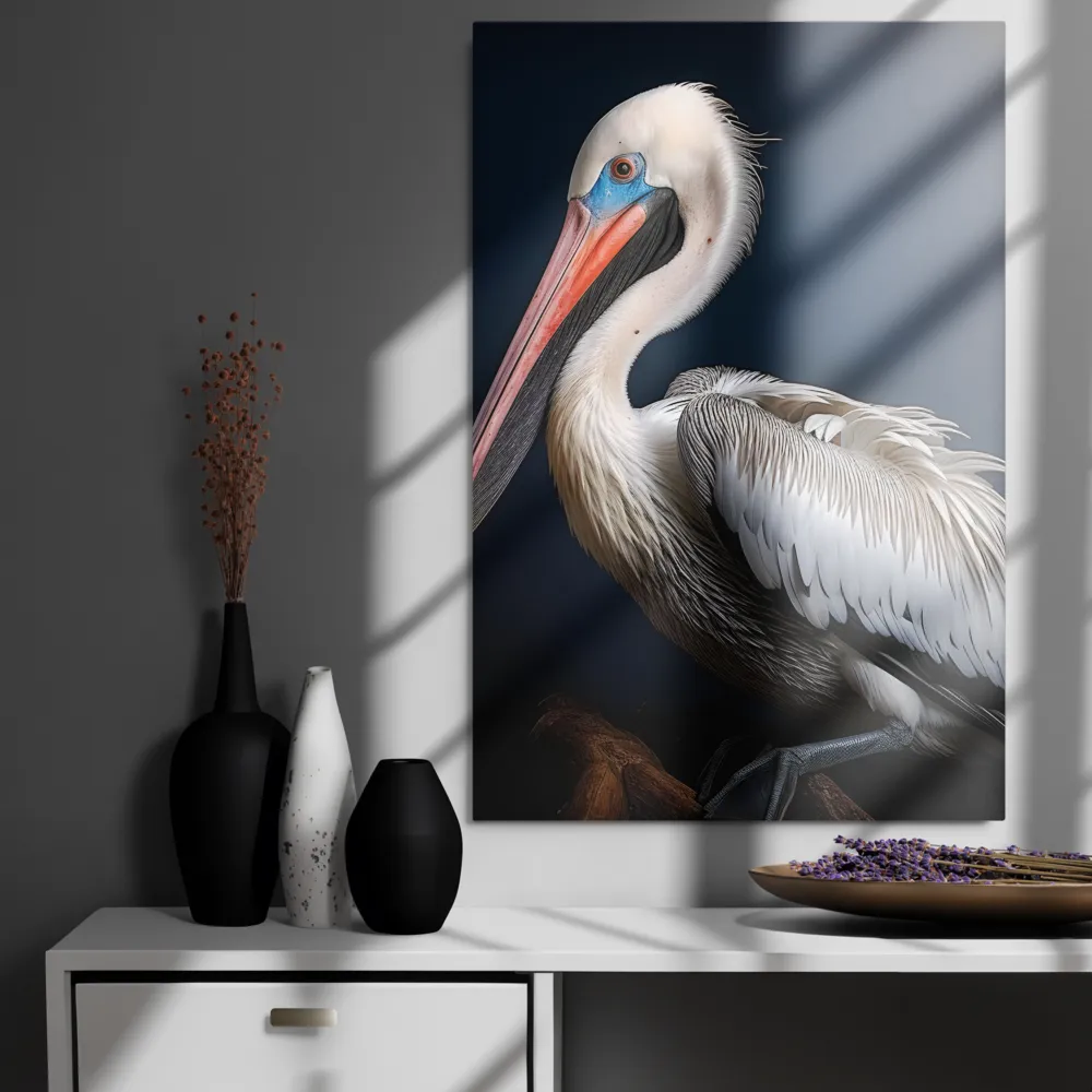 Majestic Pelican Portrait