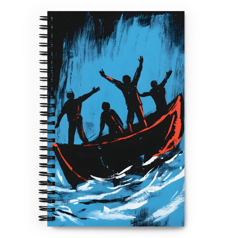 Victory on the Waves | Spiral Notebook