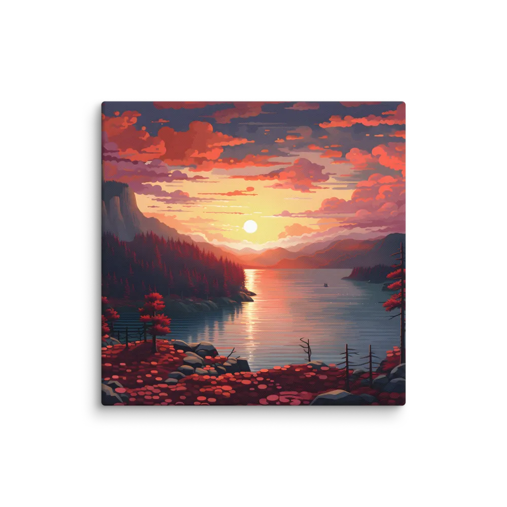 Serenity at Dusk | Canvas | 28″×28″