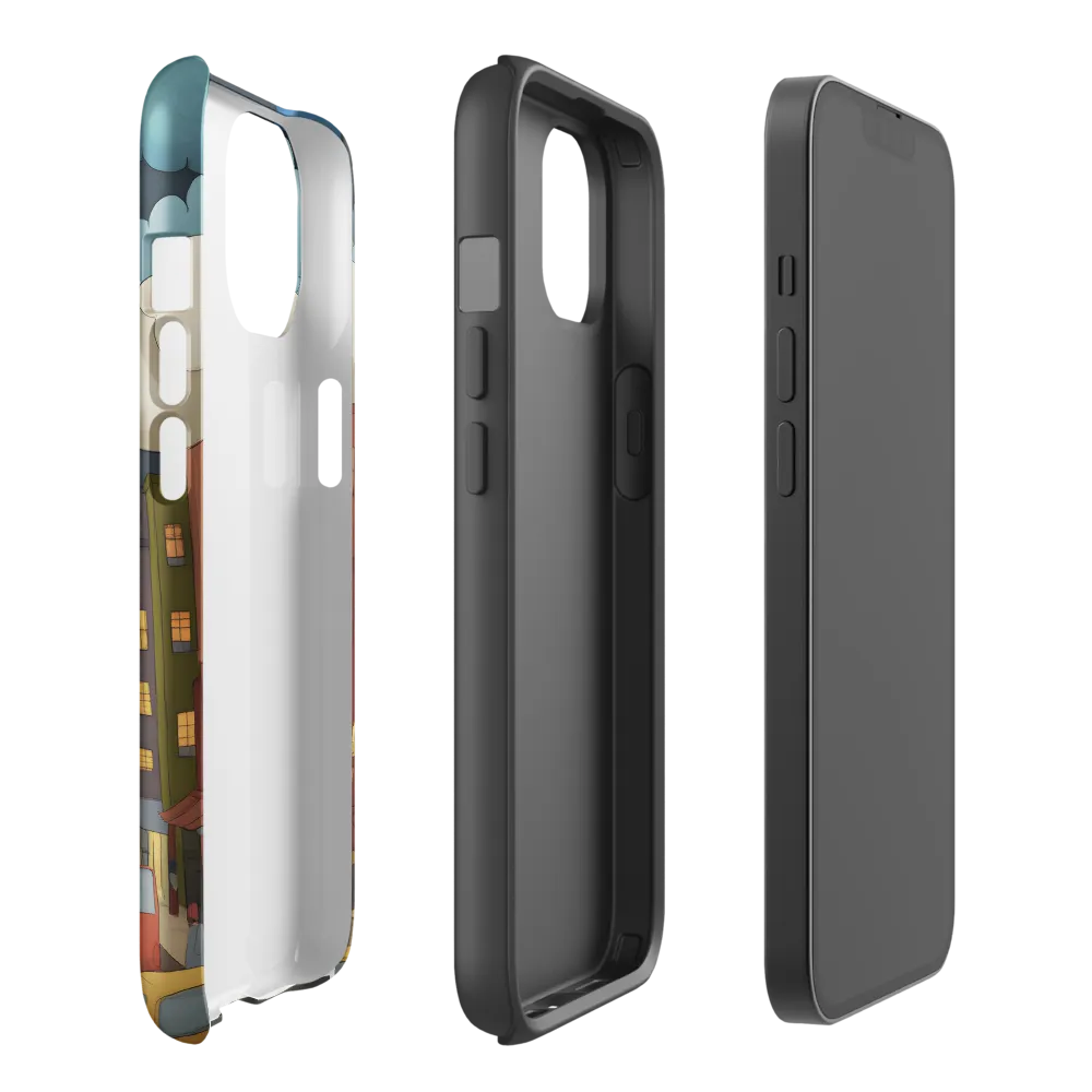Urban Symphony: A City Awakens at Dusk | Phone Case |  14 | Tough Case | Glossy