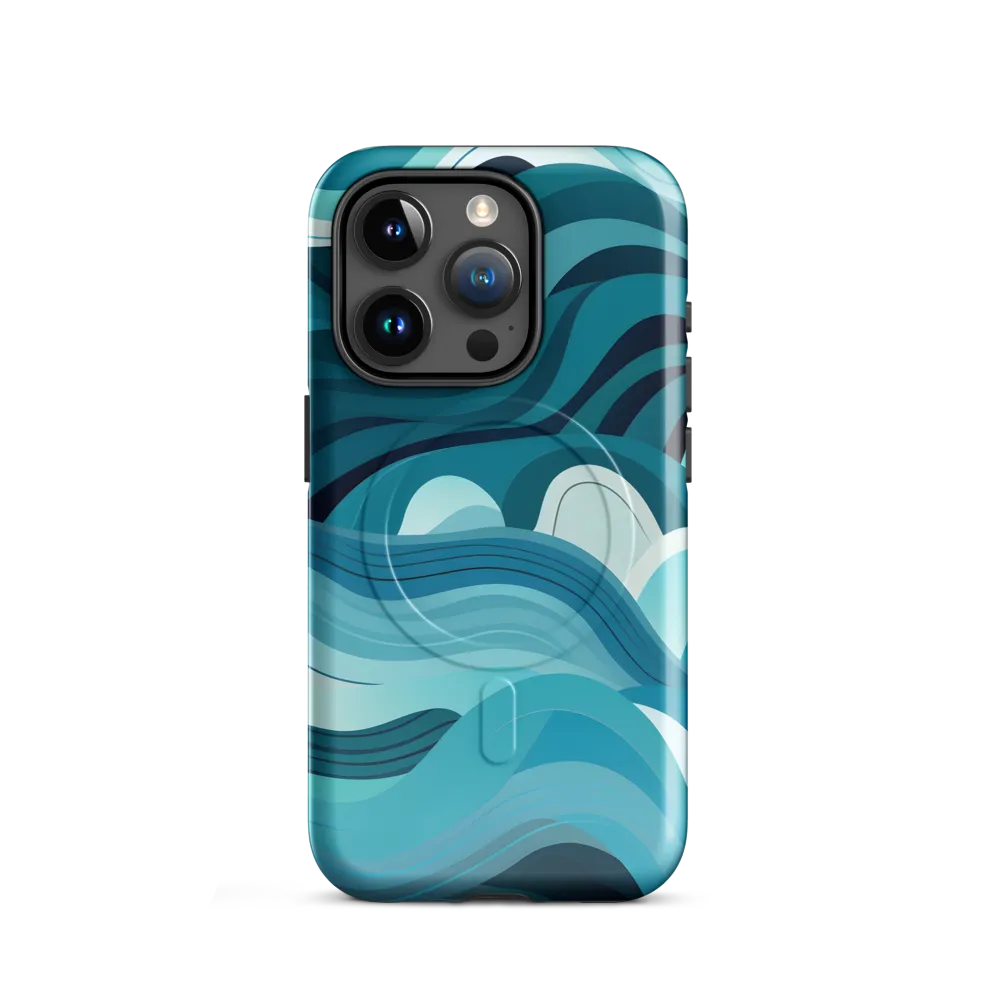 Ebb and Flow | Phone Case |  15 Pro | MagSafe® Tough Case | Glossy