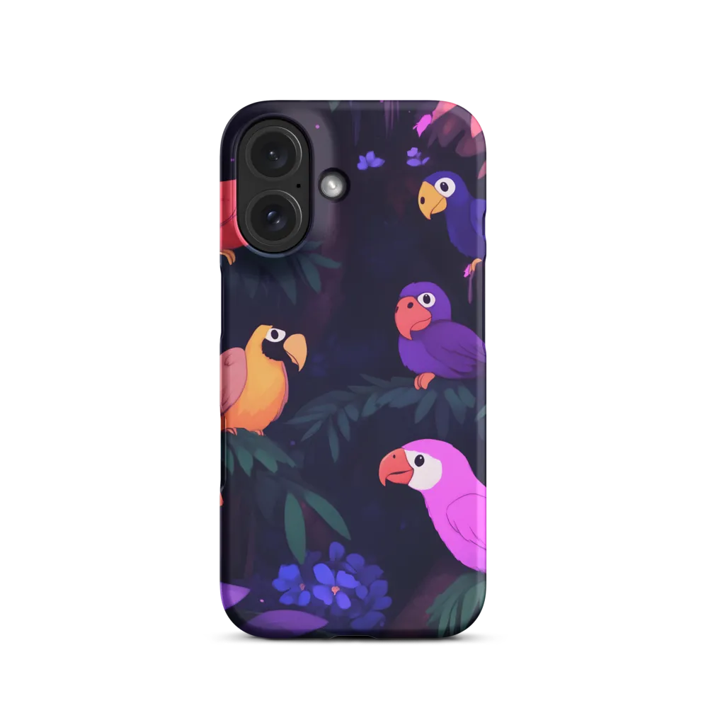 Tropical Parrot Playground | Phone Case |  16 | Snap Case | Matte