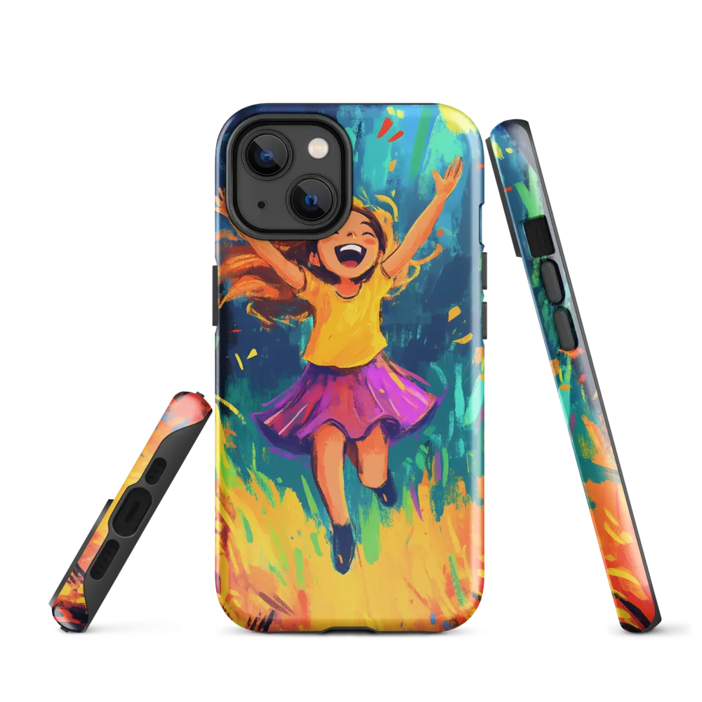 Joyful Escape into Nature | Phone Case |  14 | Tough Case | Glossy
