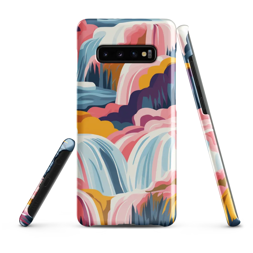 Cascades of Colorful Serenity | Phone Case |  S10 Plus | Snap Case | Glossy