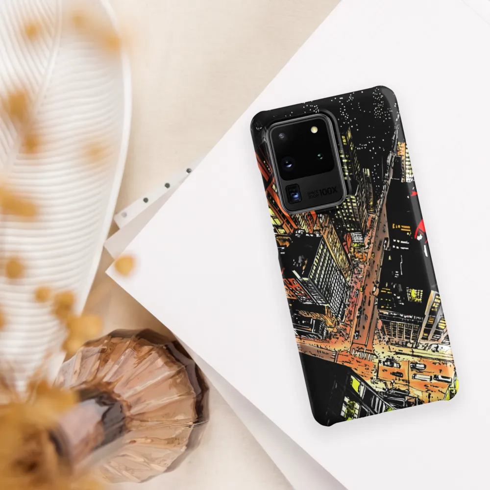 Urban Nightscape: A Bird's-eye View