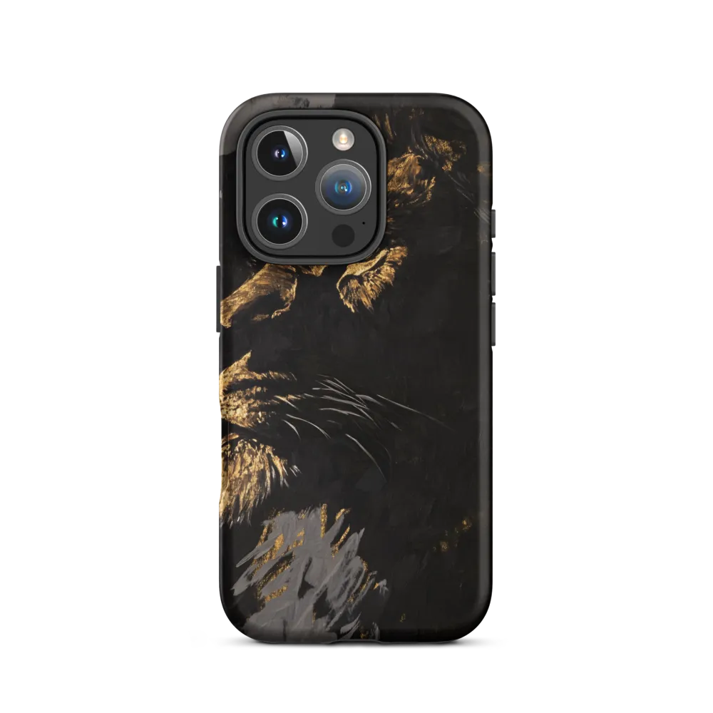 Majestic Gaze: The Golden Lion