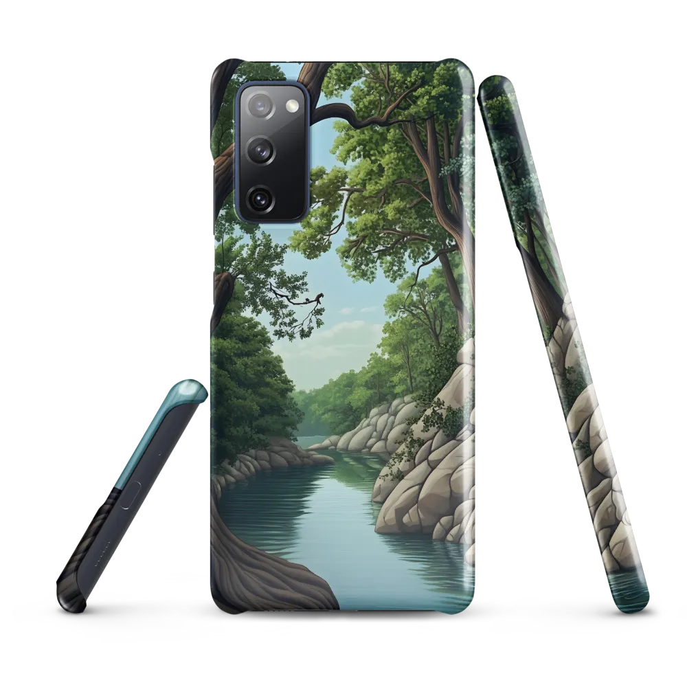 Tranquil Reflections: A Serene River Landscape