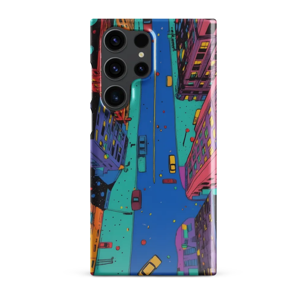 Aerial Dreamscape: The Pulse of Urban Life | Phone Case |  S23 Ultra | Snap Case | Glossy
