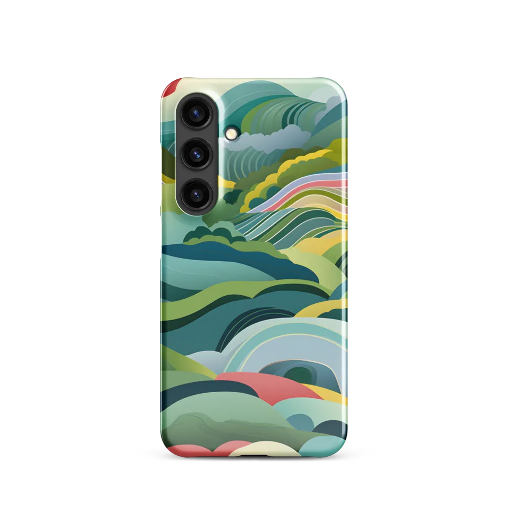 Waves of Serenity | Phone Case |  S24 | Snap Case | Glossy