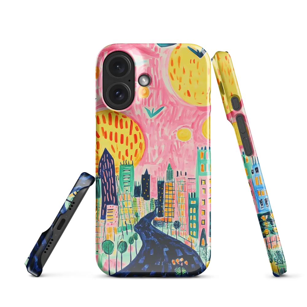 Whimsical Cityscape | Phone Case |  16 | Snap Case | Glossy