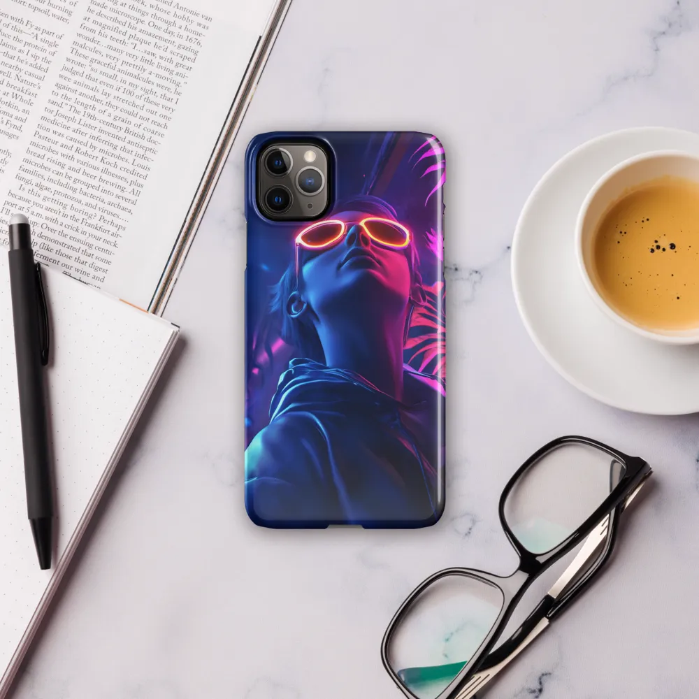 Neon Dreams: A Cyberpunk Portrait | Phone Case |  11 Pro Max | Snap Case | Glossy