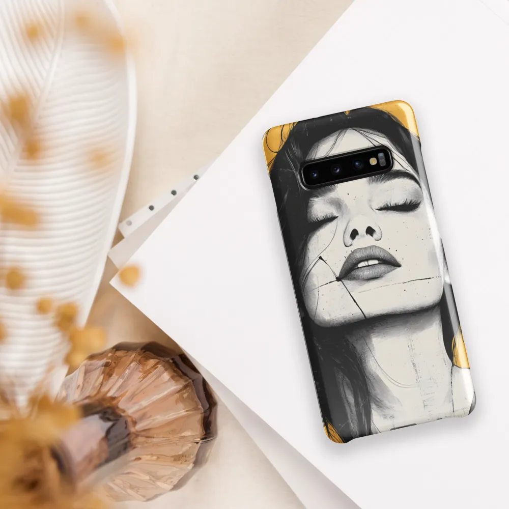 Serenity in Lines | Phone Case |  S10 Plus | Snap Case | Glossy