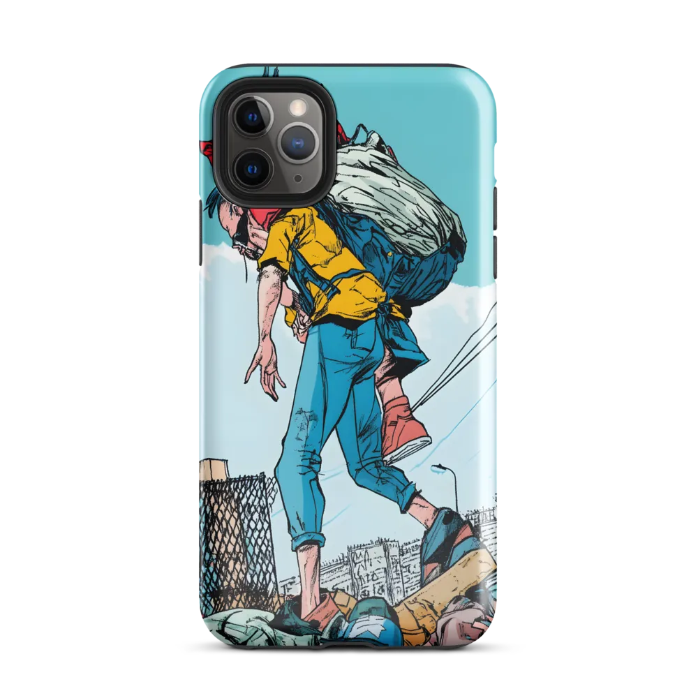 Resilience on the Urban Path | Phone Case |  11 Pro Max | Tough Case | Glossy