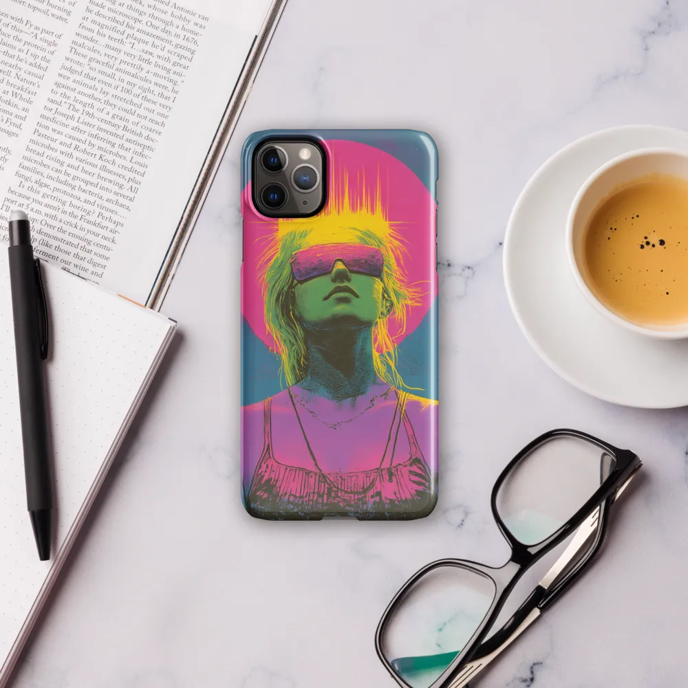 Neon Dreams: Portrait of a Modern Muse | Phone Case |  11 Pro Max | Snap Case | Glossy