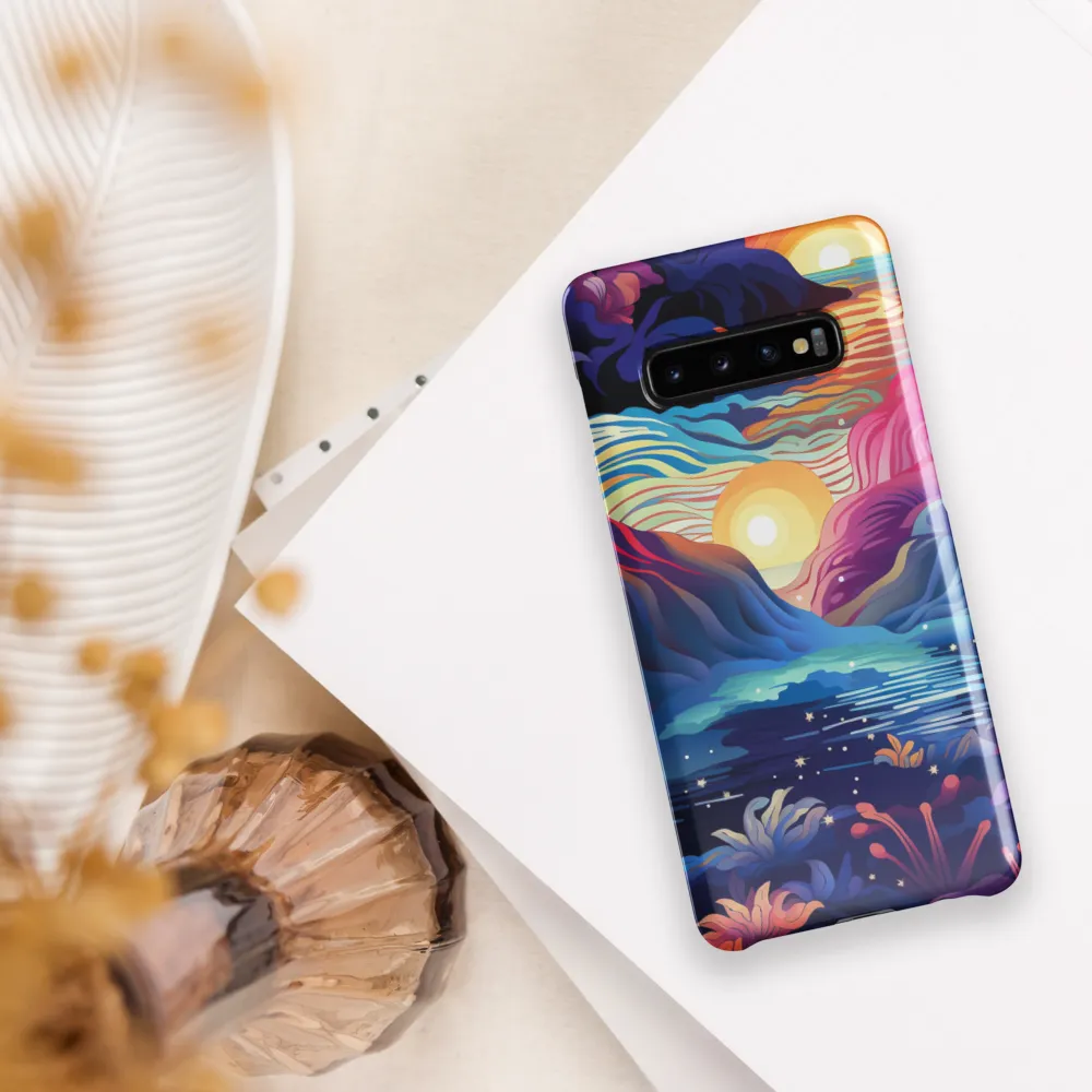 Tropical Dreamscape | Phone Case |  S10 Plus | Snap Case | Glossy