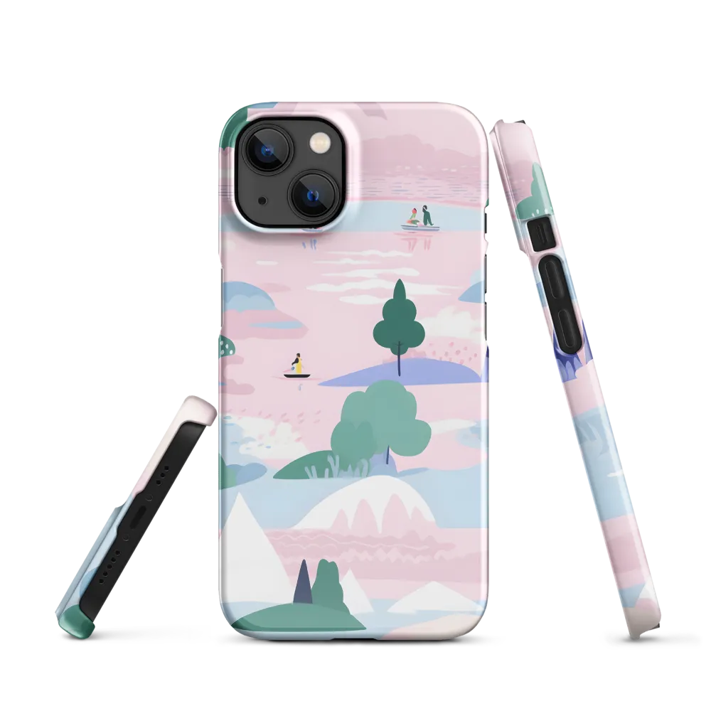 Whimsical Reflections: A Journey Through Landscapes | Phone Case |  13 | Snap Case | Glossy