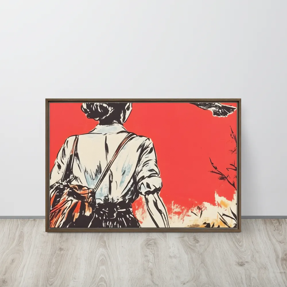 Journey Beyond the Horizon | Canvas with Brown Frame | 20″×30″