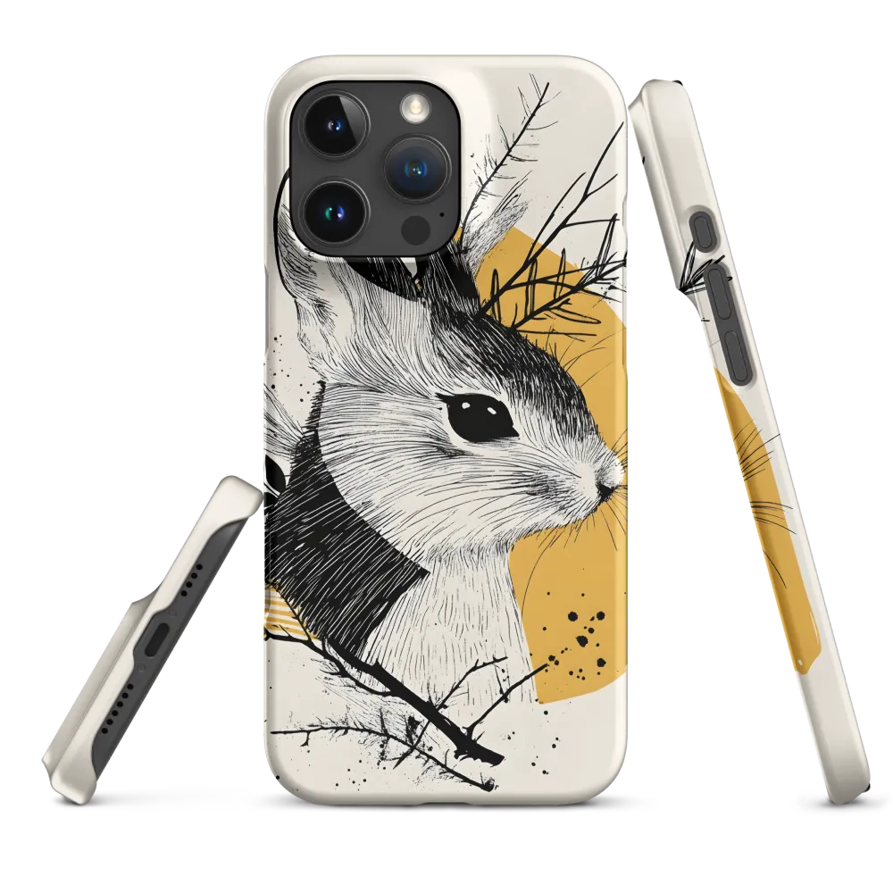 Ethereal Rabbit: A Study in Line Art