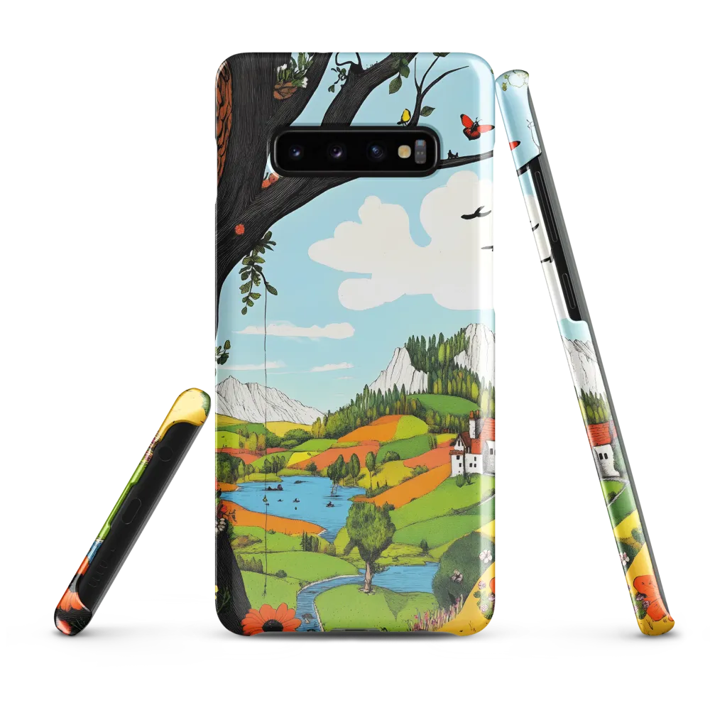 Whimsical Harmony in Nature | Phone Case |  S10 Plus | Snap Case | Glossy