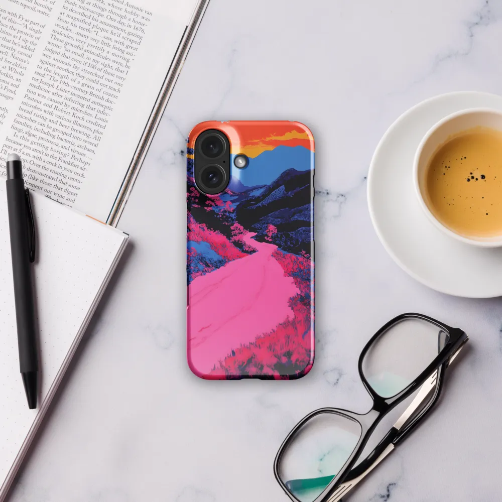 Ethereal Landscape in Vivid Hues | Phone Case |  16 | Snap Case | Glossy